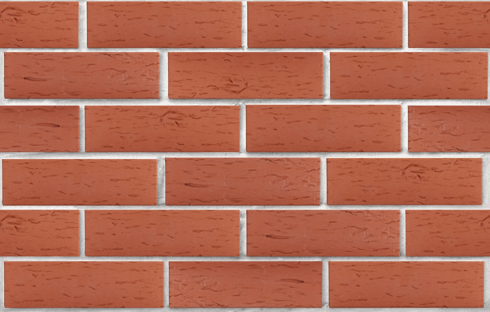 Клинкер фасадный красный "Лондон" ЛСР Классика, поверхность береста