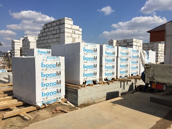 Газобетонные блоки Bonolit г. Малоярославец D500 B2,5 625х250х400