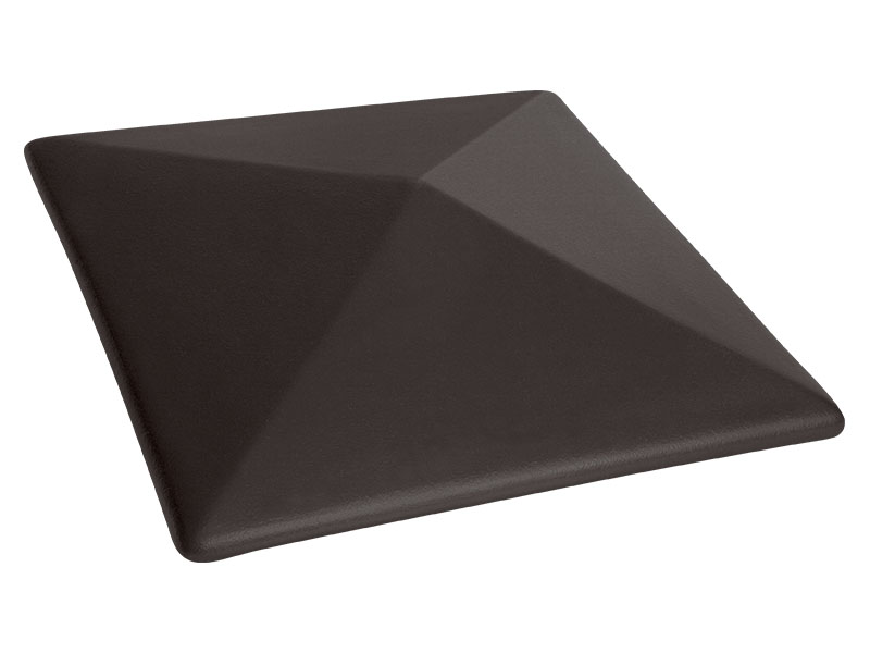 Колпак для столбов забора King Klinker 18 Вулканический черный, 445x445x90 мм