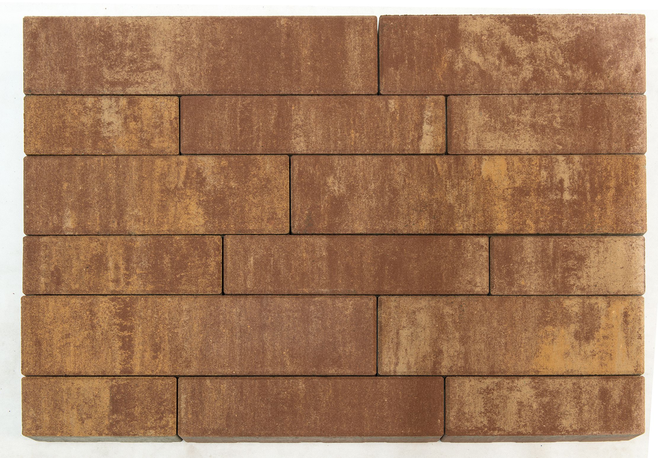 Тротуарная плитка BRAER II «Домино» Color Mix «КАНЬОН»