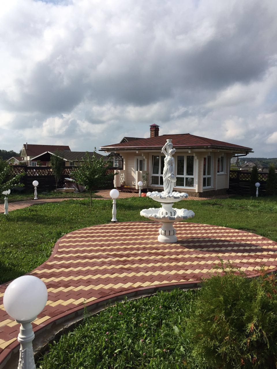 Тротуарная плитка BRAER II «Прямоугольник» КРАСНЫЙ